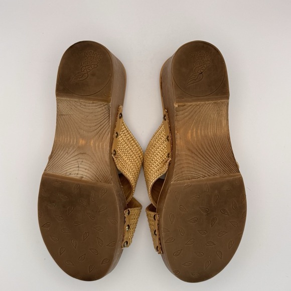 Ancient Greek Women's Clogs Beige Marilisa Sandals Size EU 37 Or US 7/6.5 - Picture 5 of 15